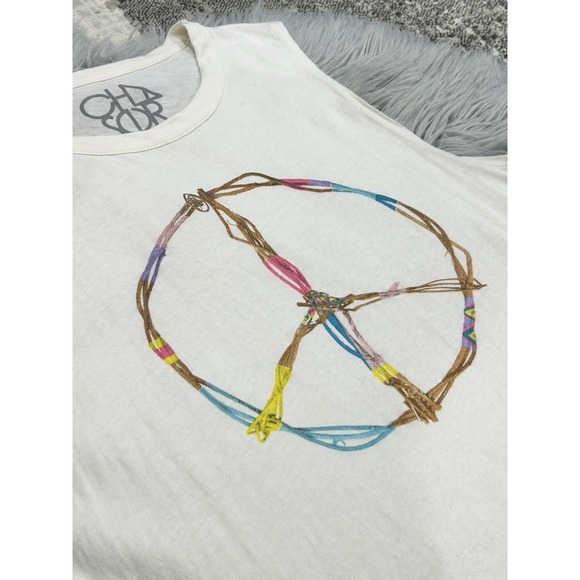 CHASER Official Women's Peace Sign Dreamcatcher Sleeveless Tank Size Large - Picture 4 of 4